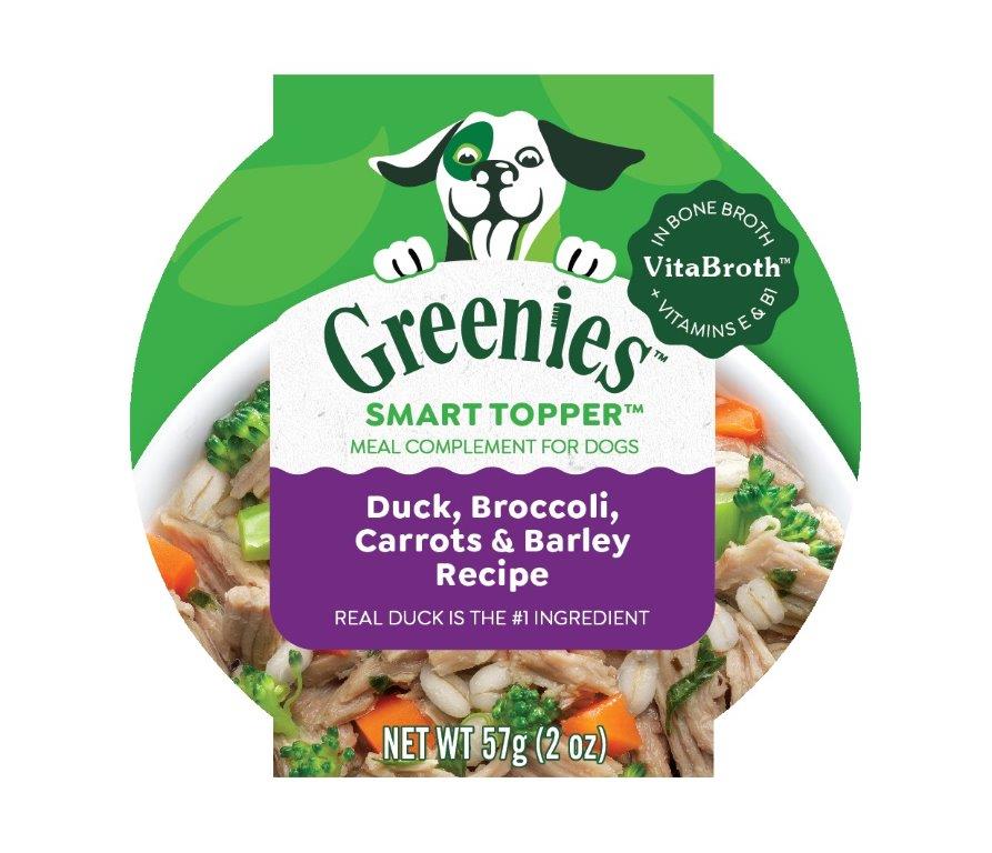 10/2oz Greenies Wet Duck, Broccoli & Carrot in bone broth - Food